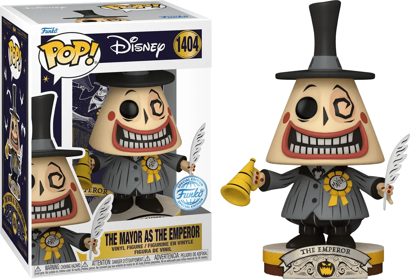 FUN74710 The Nightmare Before Christmas - The Mayor as the Emperor US Exclusive Pop! Vinyl [RS] - Funko - Titan Pop Culture