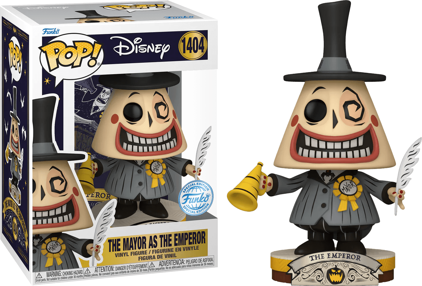 FUN74710 The Nightmare Before Christmas - The Mayor as the Emperor US Exclusive Pop! Vinyl [RS] - Funko - Titan Pop Culture