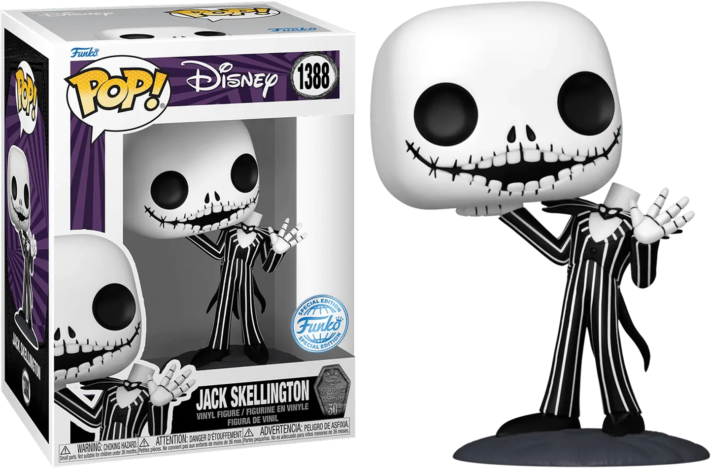 FUN74711 The Nightmare Before Christmas - Headless Jack US Exclusive Pop! Vinyl [RS] - Funko - Titan Pop Culture