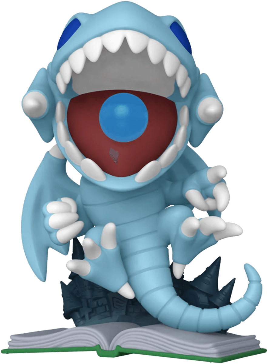 FUN74713 Yu-Gi-Oh - Blue Eyes Toon Dragon US Exclusive Glow 6" Pop! Vinyl [RS] - Funko - Titan Pop Culture