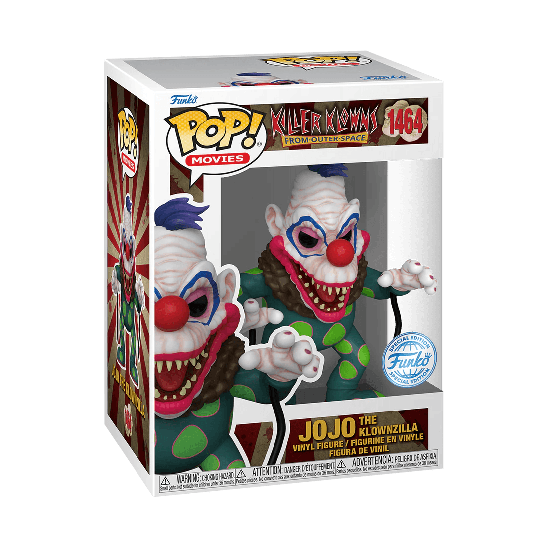 FUN74715 Killer Klowns - Jojo with Strings US Exclusive Pop! Vinyl [RS] - Funko TBA - Titan Pop Culture