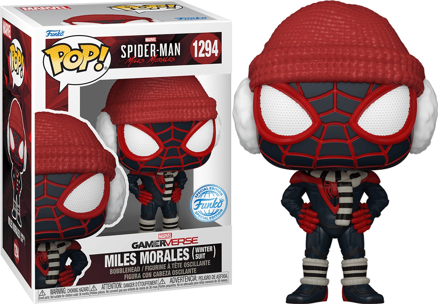 FUN74722 Spider-Man: Miles Morales - Winter Miles Pop! Vinyl [RS] - Funko - Titan Pop Culture