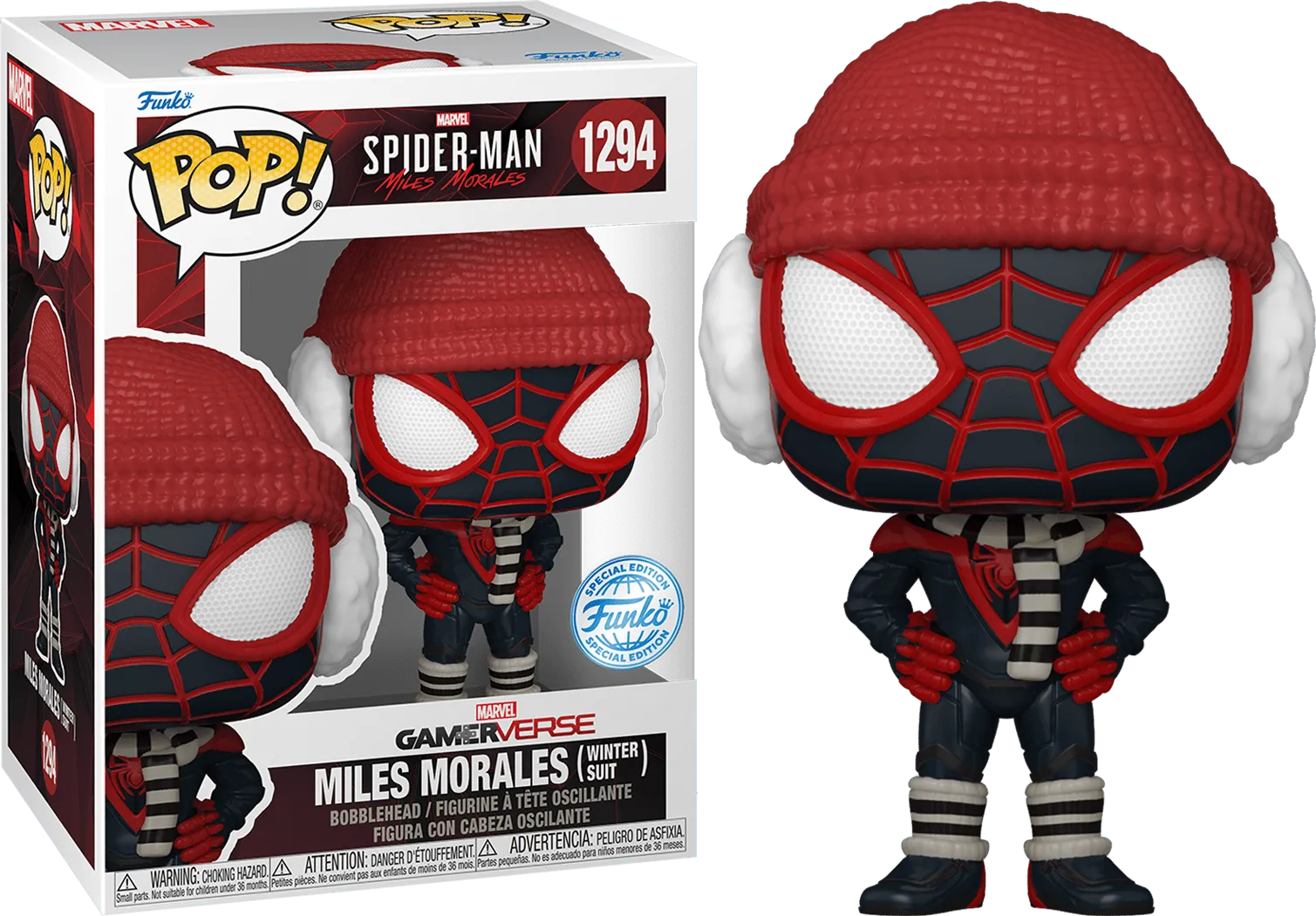 FUN74722 Spider-Man: Miles Morales - Winter Miles Pop! Vinyl [RS] - Funko - Titan Pop Culture