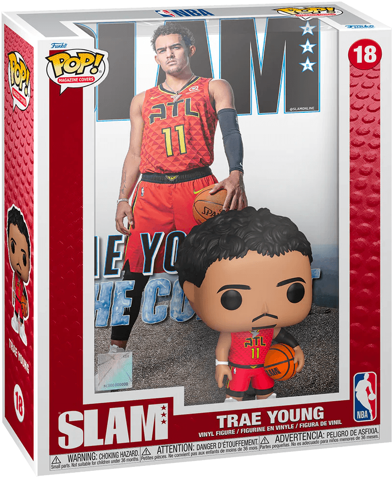 FUN75072 NBA: Slam - Trae Young Pop! Cover - Funko - Titan Pop Culture