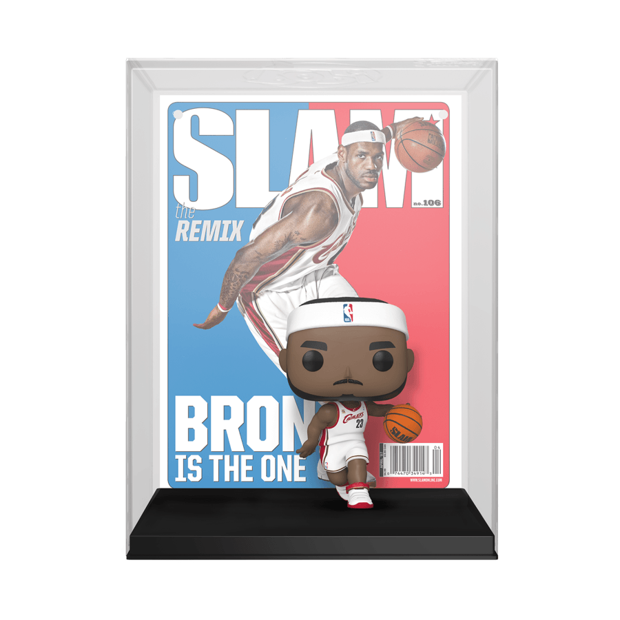 FUN75073 NBA: Slam - LeBron James Pop! Cover - Funko TBA - Titan Pop Culture