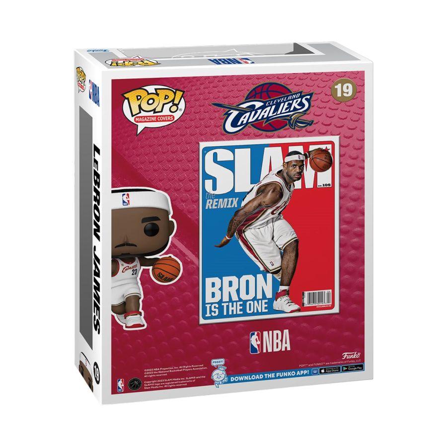 FUN75073 NBA: Slam - LeBron James Pop! Cover - Funko TBA - Titan Pop Culture