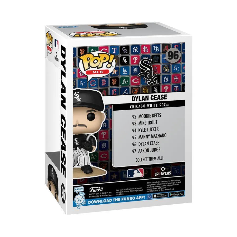 FUN75089 MLB: White Sox - Dylan Cease Pop! Vinyl - Funko - Titan Pop Culture