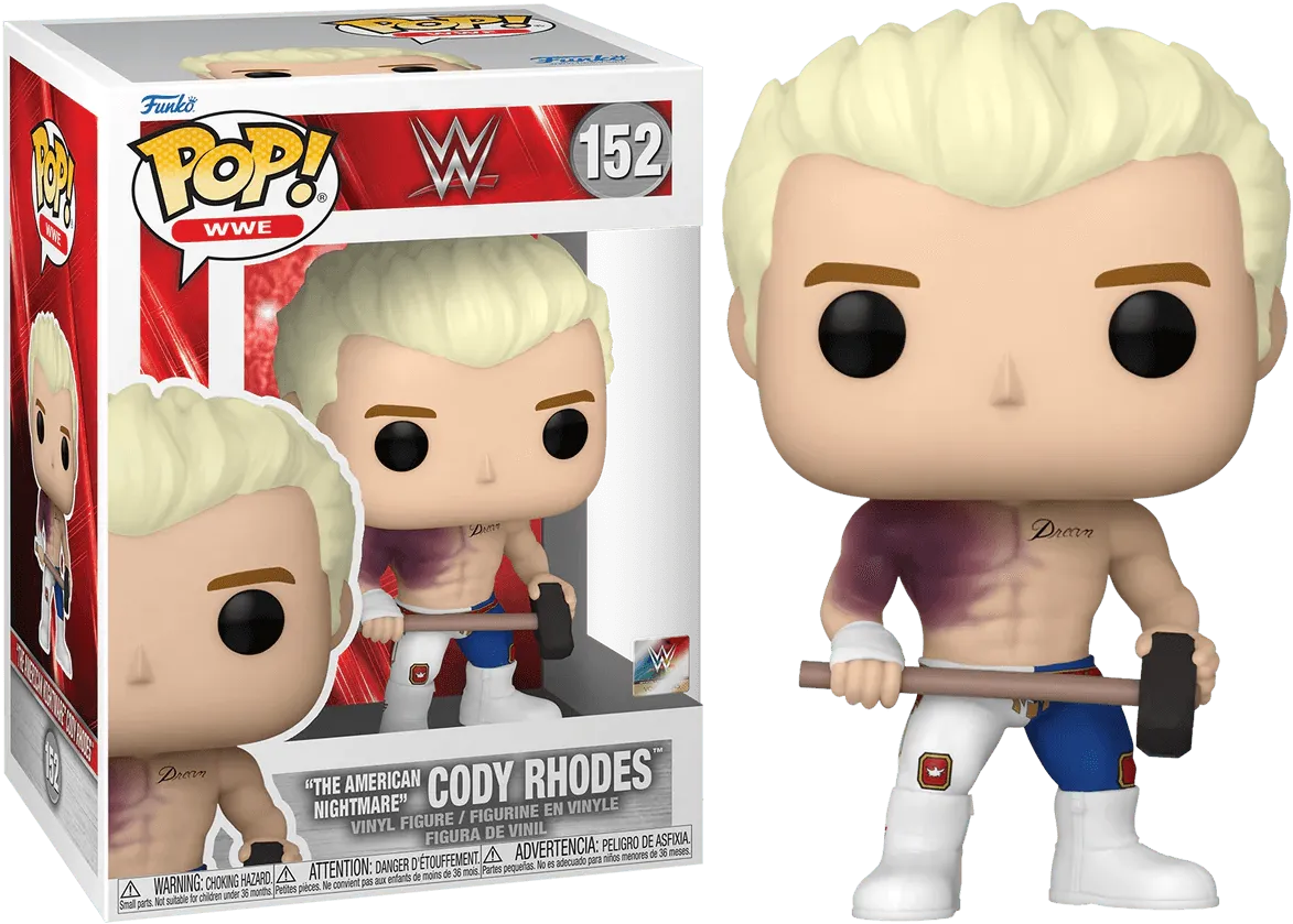 FUN75099 WWE - Cody Rhodes Pop! Vinyl - Funko TBA - Titan Pop Culture