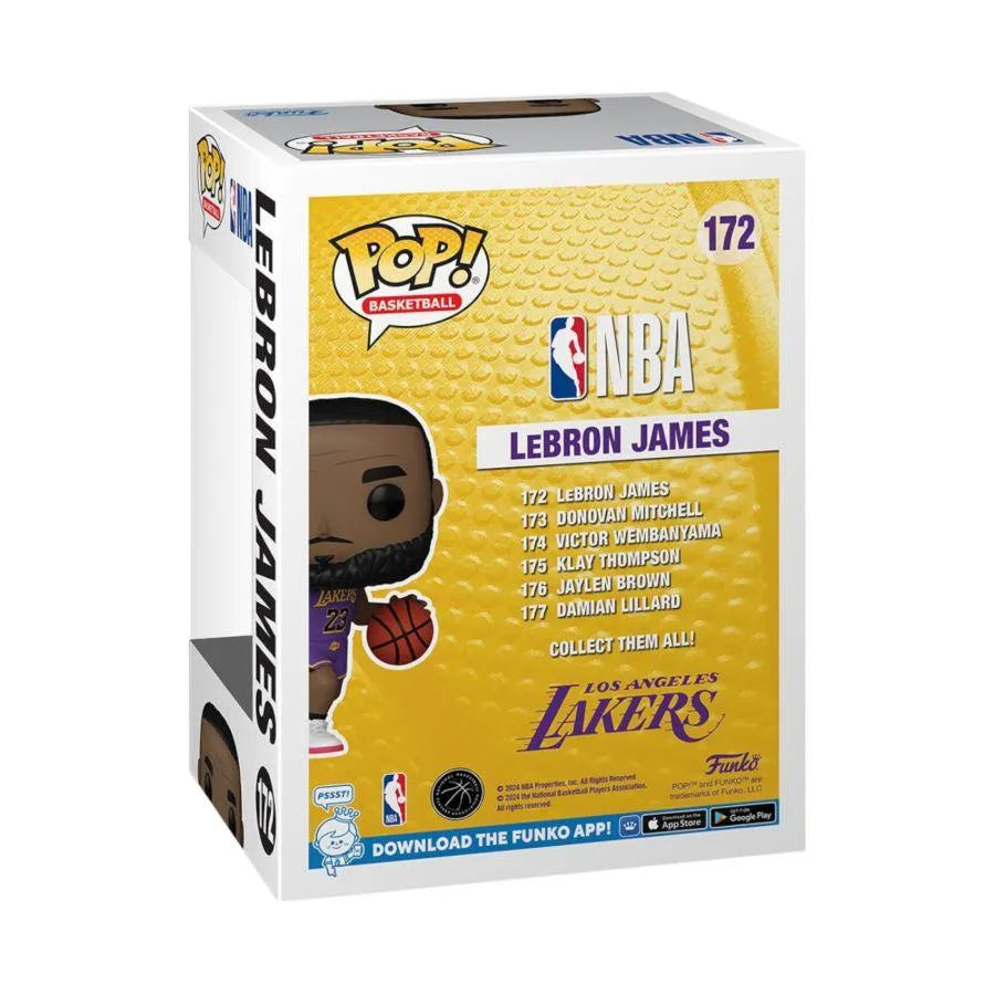 FUN75117 NBA: Lakers - LeBron James (Purple Uniform #23) Pop! Vinyl - Funko TBA - Titan Pop Culture