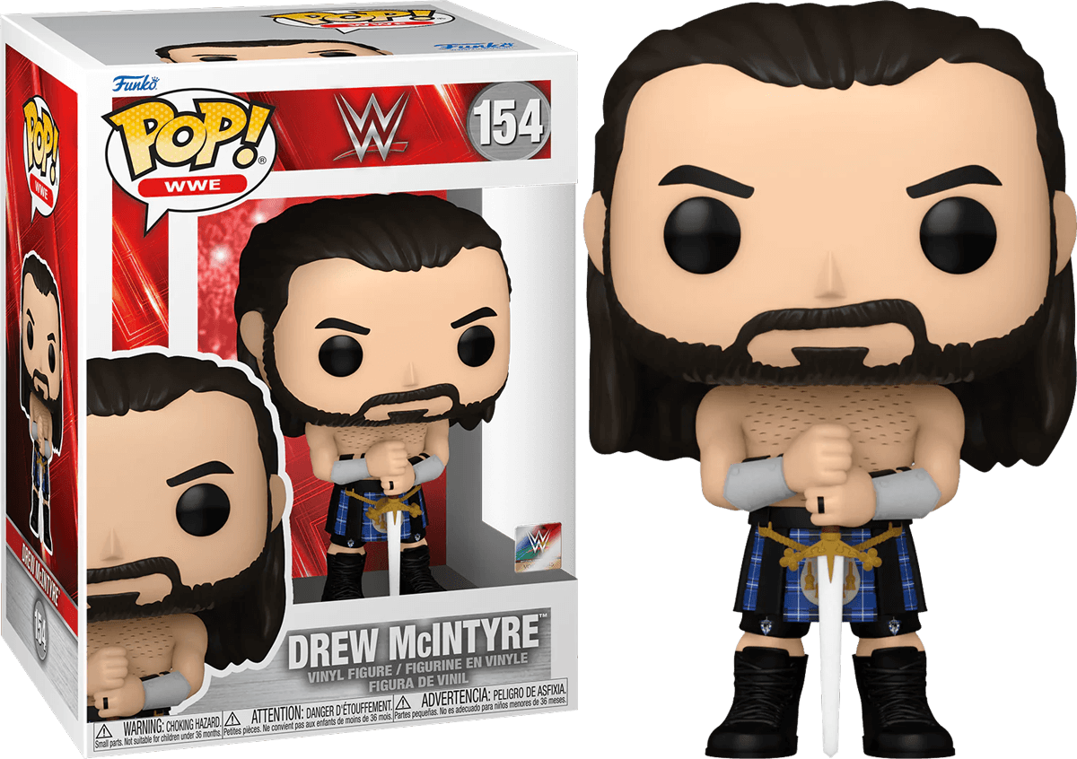 FUN75127 WWE - Drew McIntyre Pop! Vinyl - Funko - Titan Pop Culture