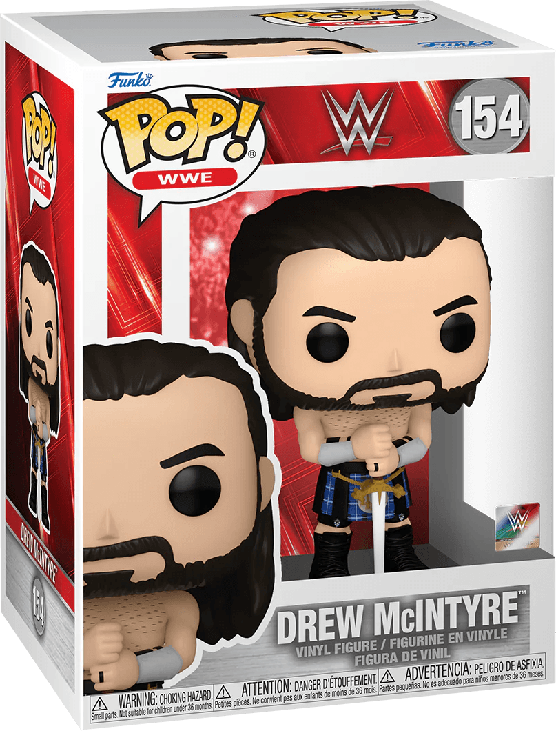 FUN75127 WWE - Drew McIntyre Pop! Vinyl - Funko - Titan Pop Culture