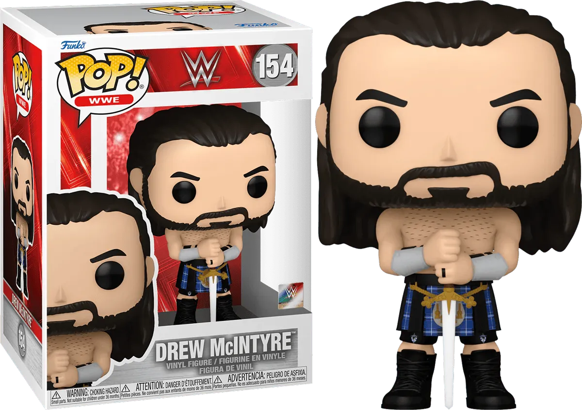 FUN75127 WWE - Drew McIntyre Pop! Vinyl - Funko - Titan Pop Culture