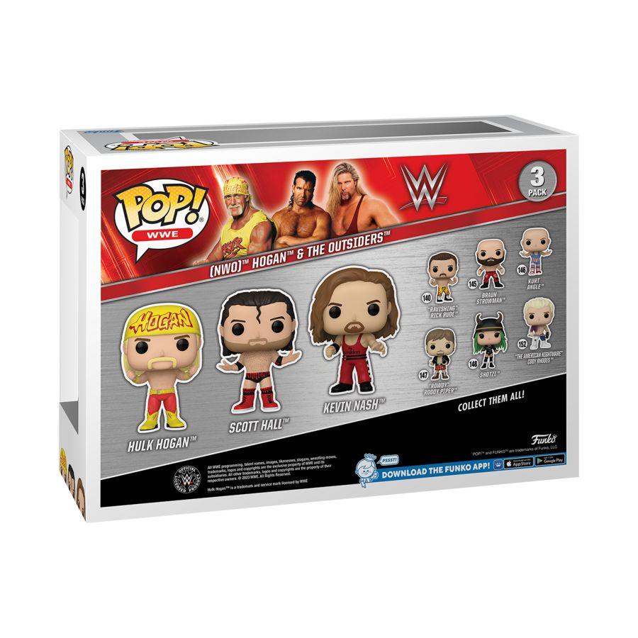 FUN75129 WWE - Hulk Hogan & The Outsiders Pop! 3-Pack - Funko - Titan Pop Culture