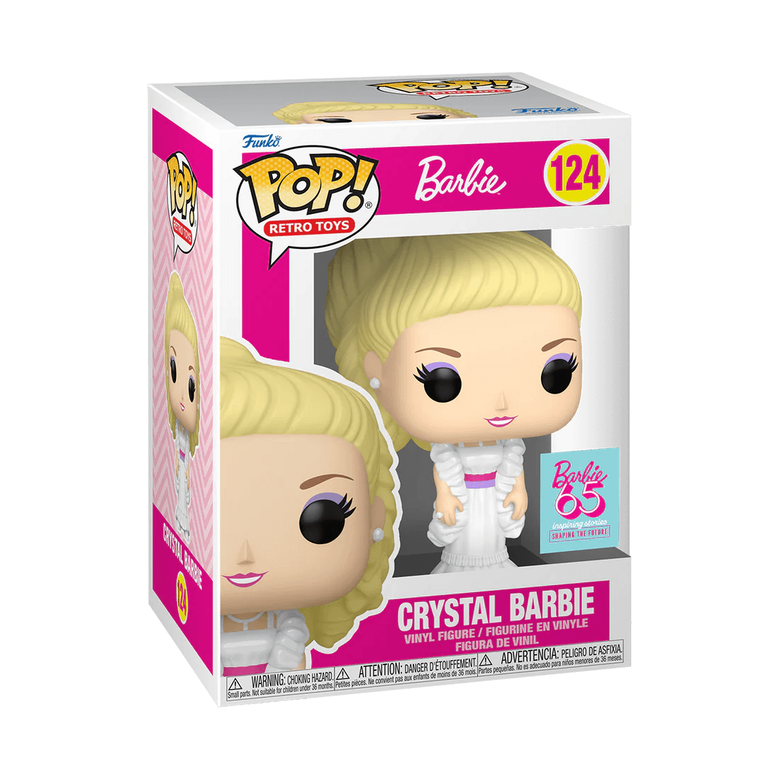 FUN75158 Barbie: 65th Anniversary - Crystal Barbie Pop! Vinyl - Funko - Titan Pop Culture