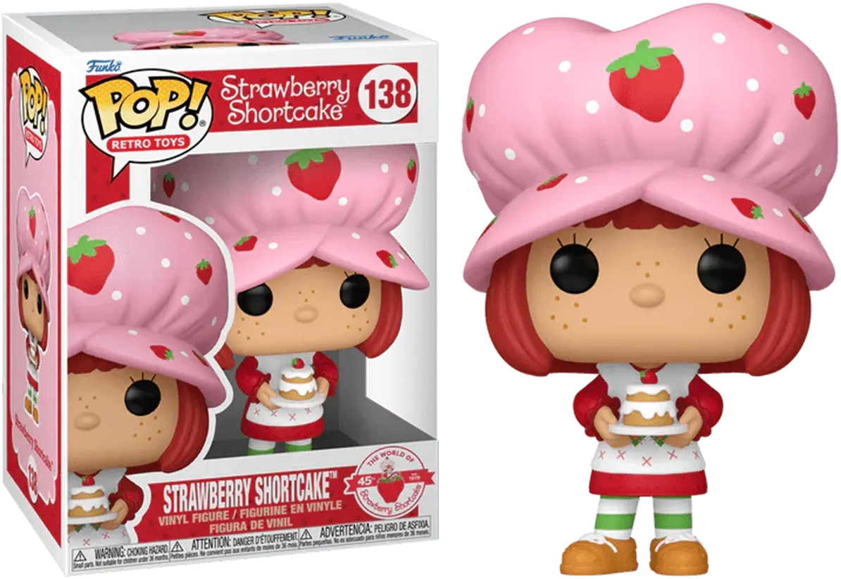 FUN75159 + FUN75160 + FUN75161 Strawberry Shortcake - Very Berry Pop! Vinyl Bundle (Set of 3) - Funko - Titan Pop Culture