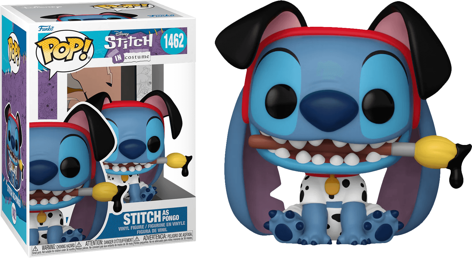 FUN75165 Disney - Stitch Pongo Costume Pop! Vinyl - Funko - Titan Pop Culture