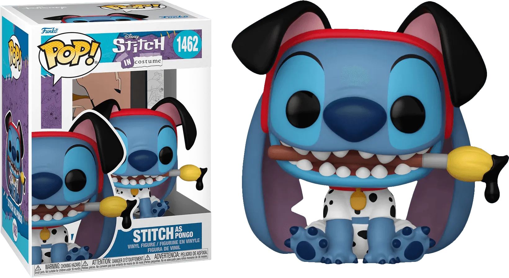 FUN75165 Disney - Stitch Pongo Costume Pop! Vinyl - Funko - Titan Pop Culture