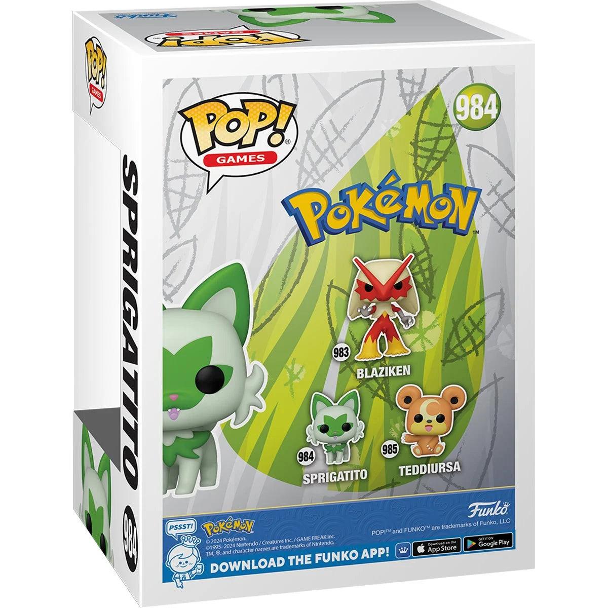 FUN75190 Pokemon - Sprigatito Pop! Vinyl [RS] - Funko - Titan Pop Culture