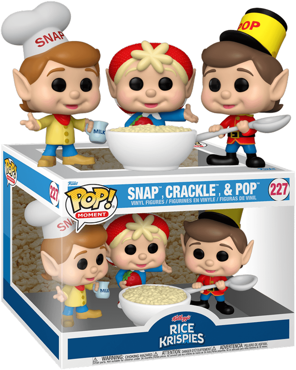 FUN75359 Kellogg's - Snap, Crackle, & Pop Rice Krispies Pop! Moment Vinyl - Funko - Titan Pop Culture