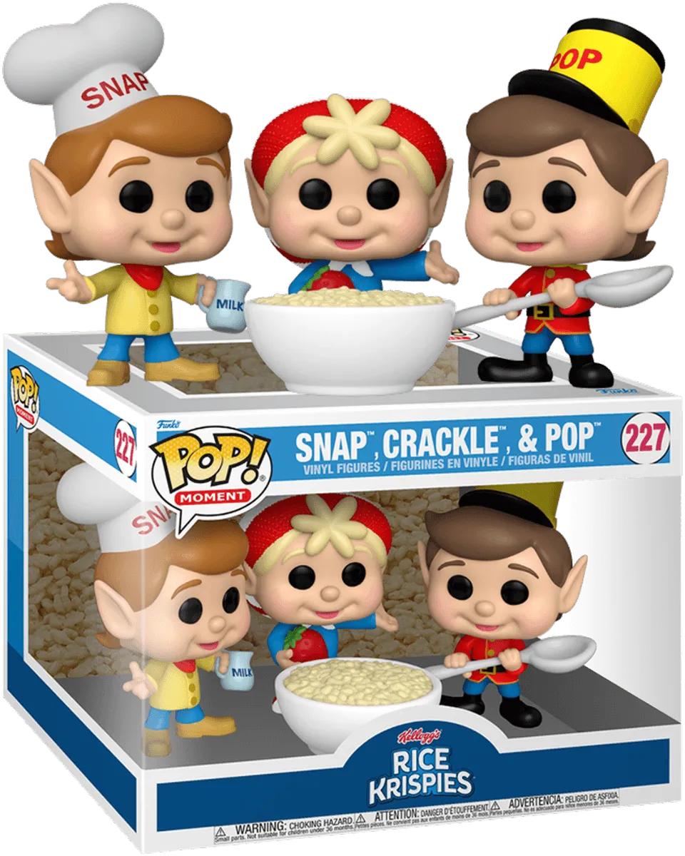 FUN75359 Kellogg's - Snap, Crackle, & Pop Rice Krispies Pop! Moment Vinyl - Funko - Titan Pop Culture