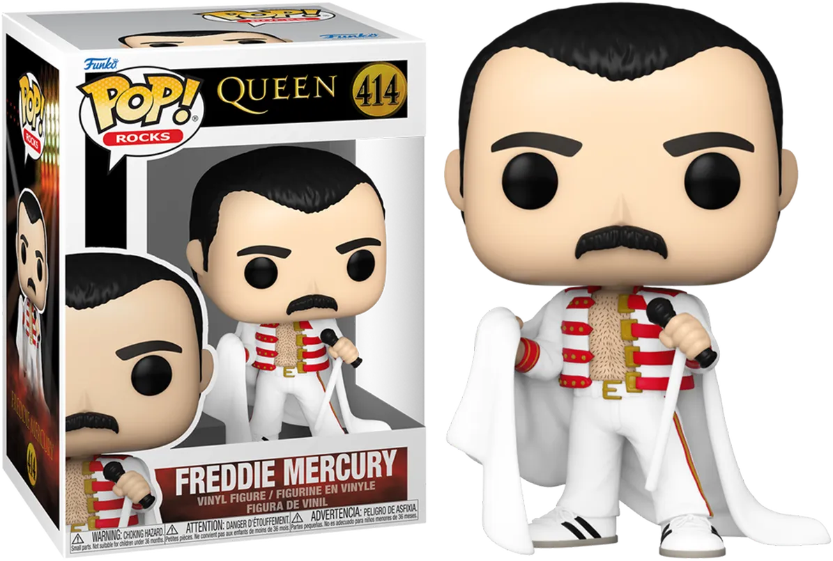 Queen - Freddie Mercury (con capa) Pop! Vinilo