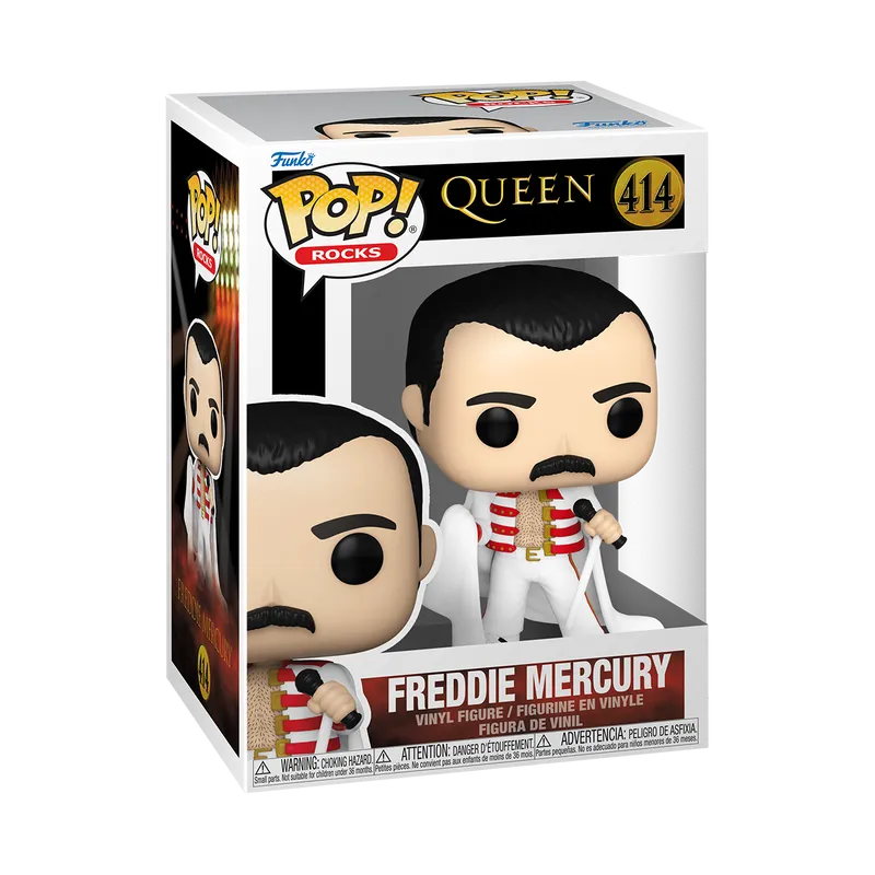 Queen - Freddie Mercury (con capa) Pop! Vinilo