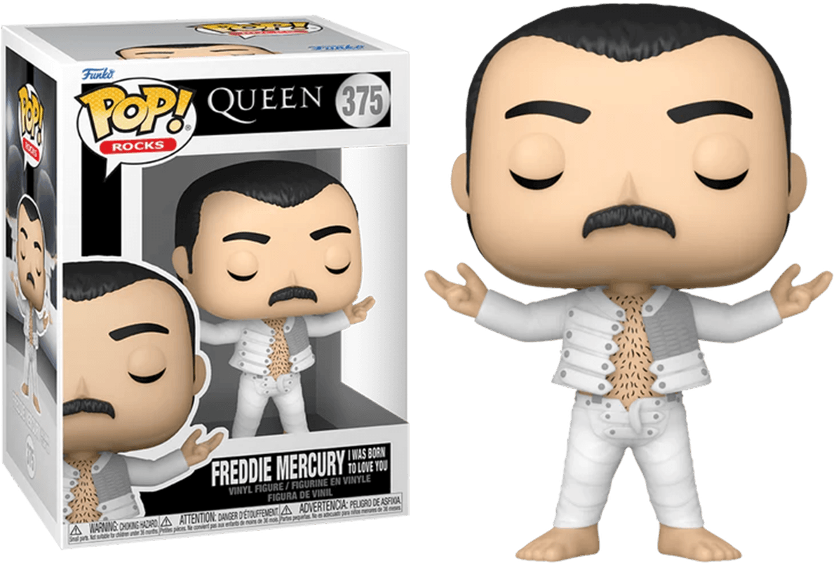 FUN75375 Queen - Freddie Mercury (I Was Born To Love You) Pop! Vinyl - Funko - Titan Pop Culture