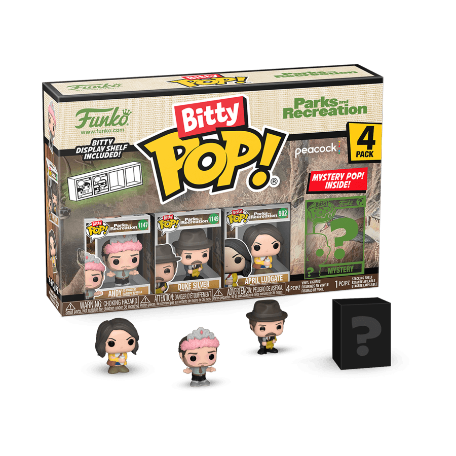 FUN75440 Parks & Recreation - Andy Bitty Pop! 4-Pack - Funko - Titan Pop Culture