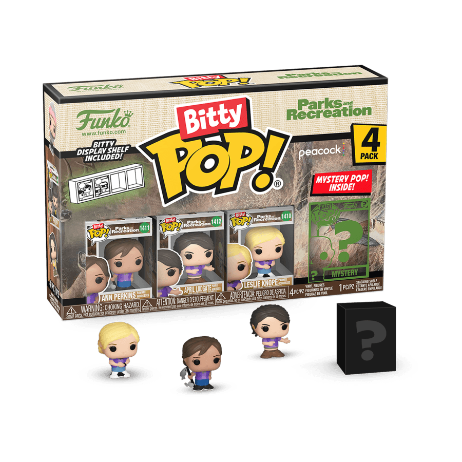 FUN75441 Parks & Recreation - Goddess Bitty Pop! 4-Pack - Funko - Titan Pop Culture