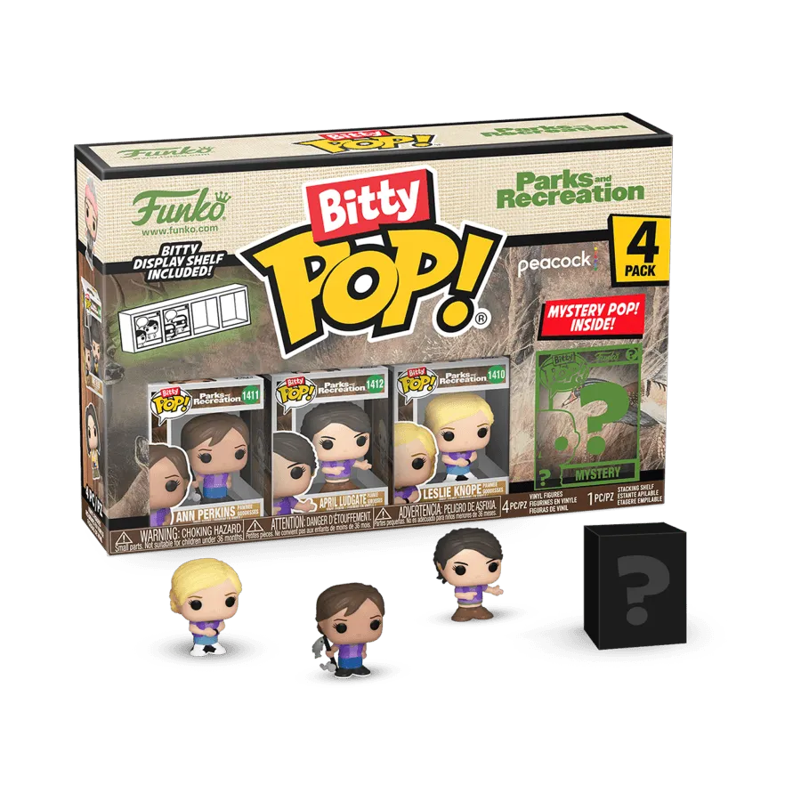 FUN75441 Parks & Recreation - Goddess Bitty Pop! 4-Pack - Funko - Titan Pop Culture