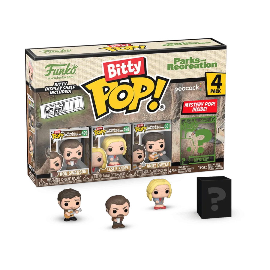 FUN75443 Parks & Recreation - Ron Bitty Pop! 4-Pack - Funko - Titan Pop Culture