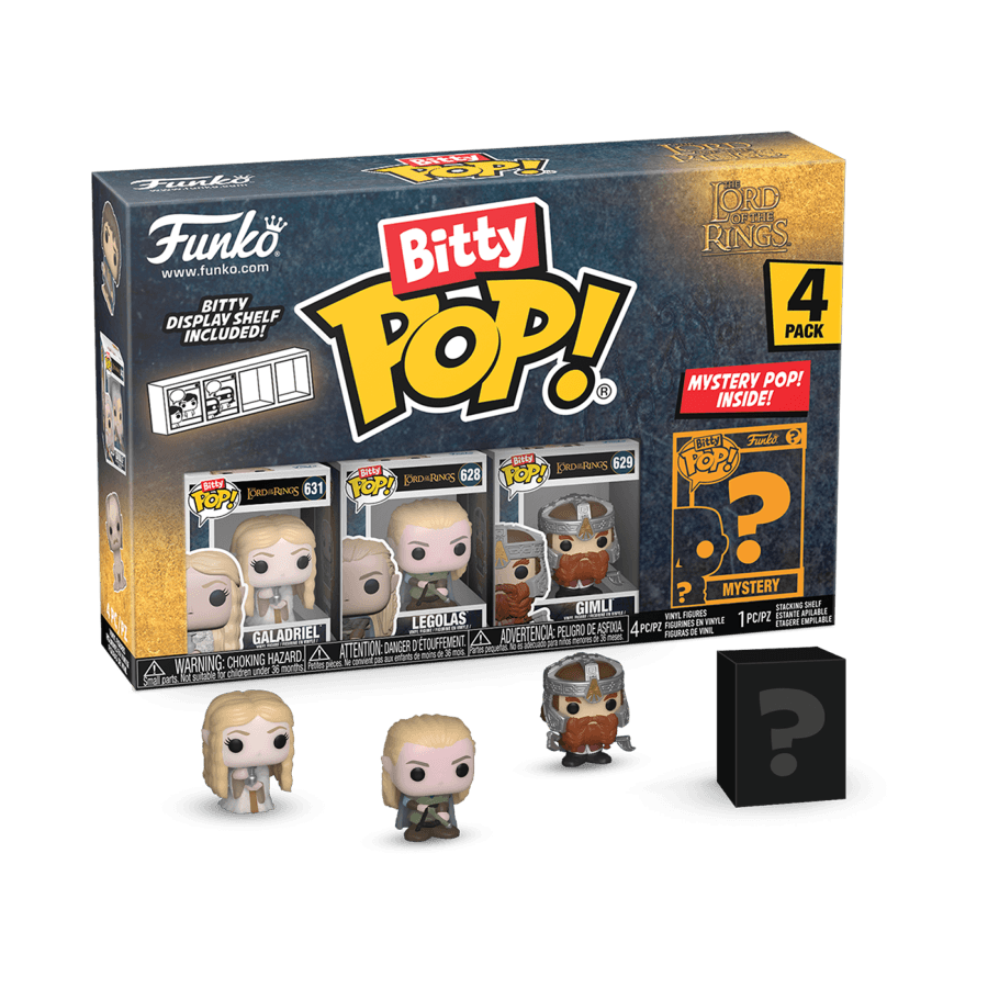 FUN75457 The Lord of the Rings - Galadriel Bitty Pop! 4-Pack - Funko - Titan Pop Culture