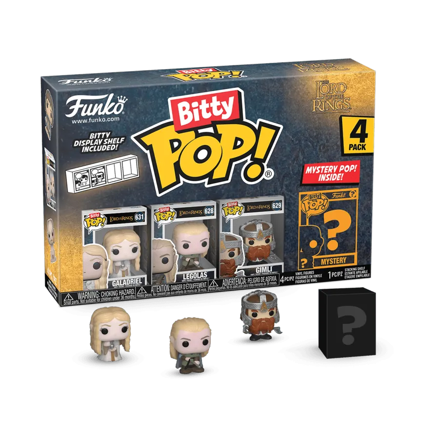 FUN75457 The Lord of the Rings - Galadriel Bitty Pop! 4-Pack - Funko - Titan Pop Culture