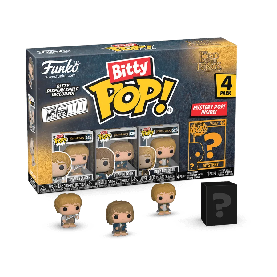 FUN75458 The Lord of the Rings - Samwise Bitty Pop! 4-Pack - Funko - Titan Pop Culture