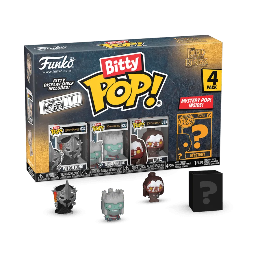 FUN75459 The Lord of the Rings - Witch King Bitty Pop! 4-Pack - Funko - Titan Pop Culture