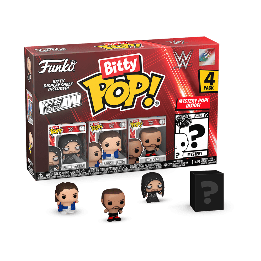 FUN75464 WWE - The Undertaker Bitty Pop! 4-Pack - Funko - Titan Pop Culture