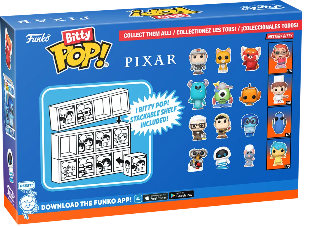 FUN75467 Pixar - Monsters Inc. Bitty Pop! 4-Pack - Funko - Titan Pop Culture