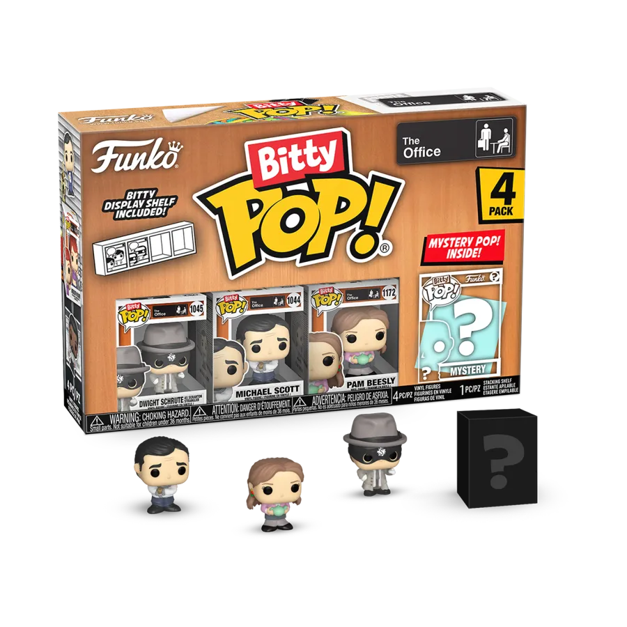 FUN75484 The Office - Dwight the Strangler Bitty Pop! 4-Pack - Funko - Titan Pop Culture