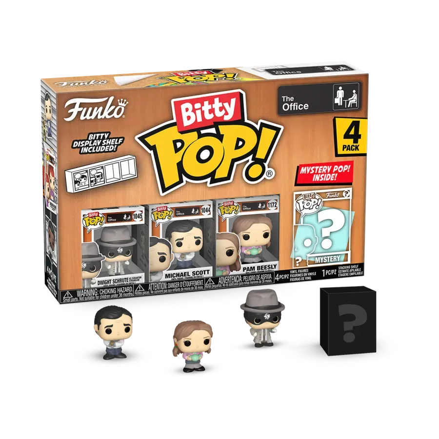 FUN75484 The Office - Dwight the Strangler Bitty Pop! 4-Pack - Funko - Titan Pop Culture