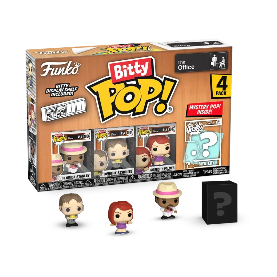 FUN75486 The Office - Florida Stanley Bitty Pop! 4-Pack - Funko - Titan Pop Culture