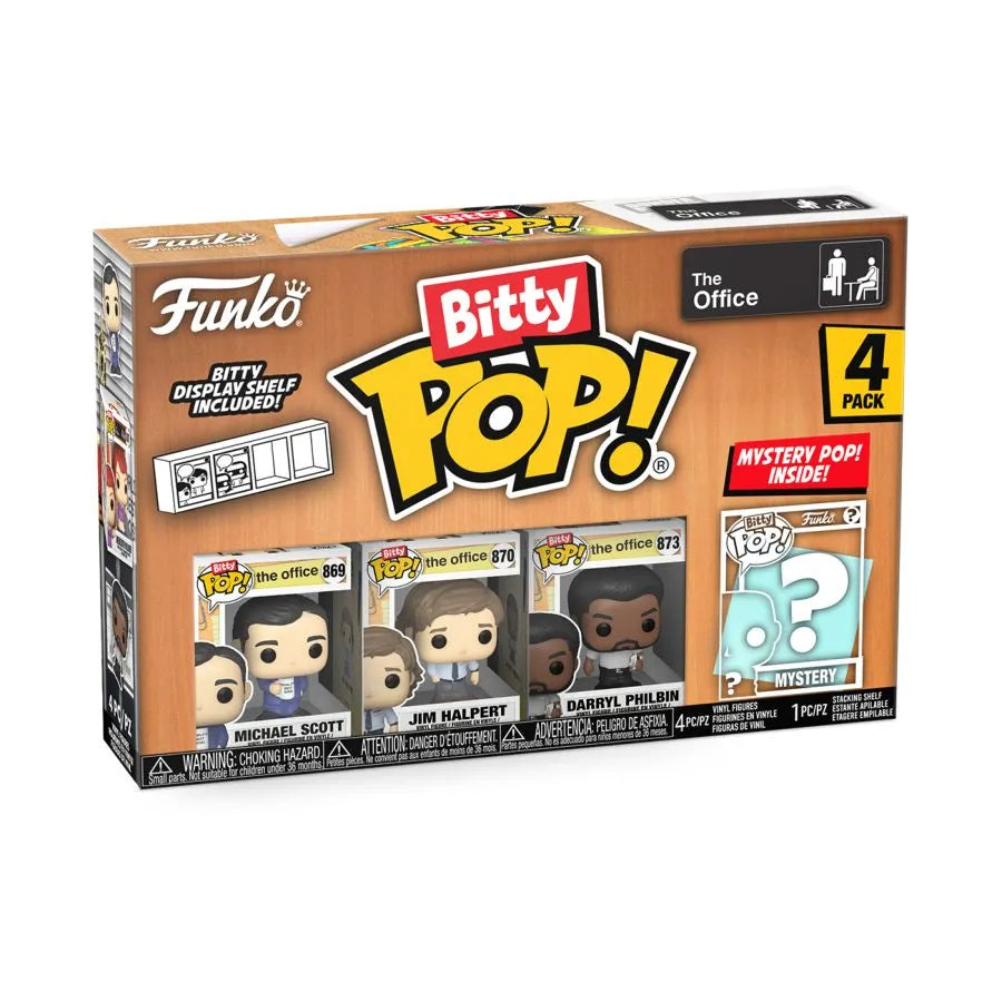 FUN75487 The Office - Michael Scott Bitty Pop! 4-Pack - Funko - Titan Pop Culture