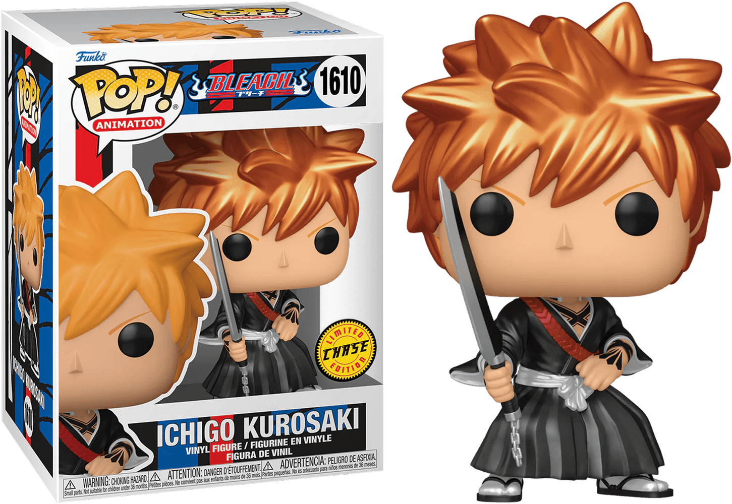 FUN75508CASE Bleach - Ichigo Kurosaki Pop! Vinyl - Chase Case - Funko - Titan Pop Culture