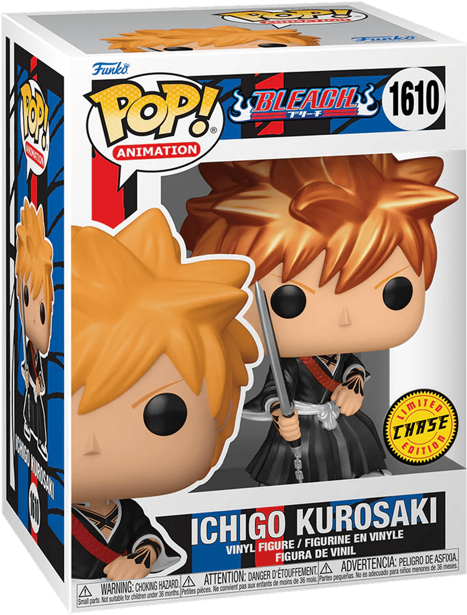 FUN75508CASE Bleach - Ichigo Kurosaki Pop! Vinyl - Chase Case - Funko - Titan Pop Culture