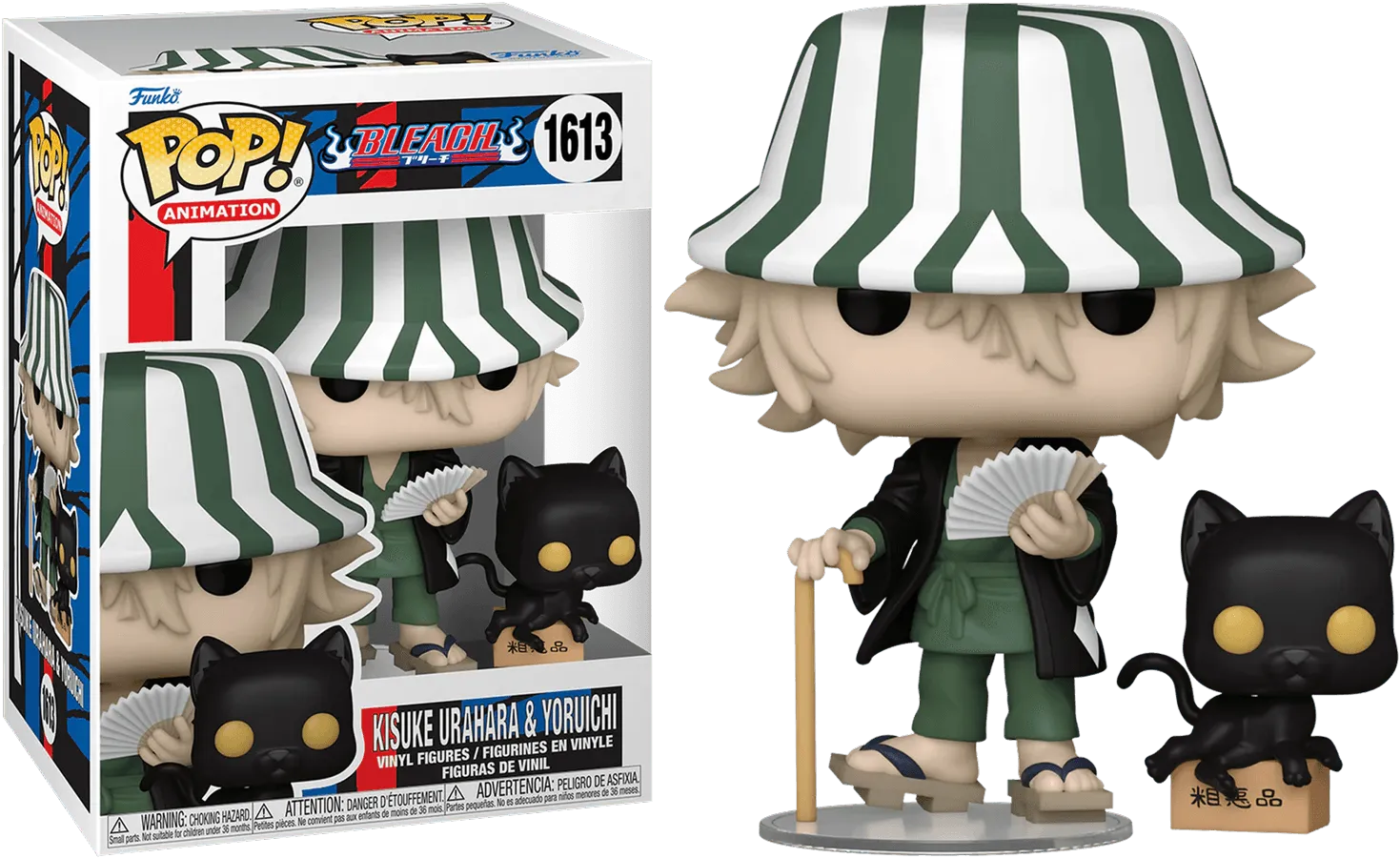 FUN75515 Bleach - Kisuke Urahara & Yoruichi Pop! Vinyl - Funko - Titan Pop Culture