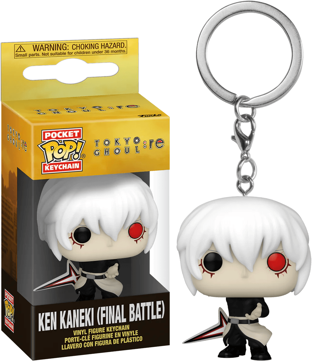 FUN75522 Tokyo Ghoul: re - Ken Kaneki (Final Battle) Pop! Keychain - Funko - Titan Pop Culture