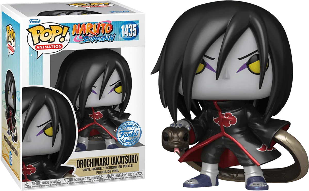 FUN75523 Naruto - Orochimaru (Akatsuki) US Exclusive Metallic Pop! Vinyl [RS] - Funko - Titan Pop Culture