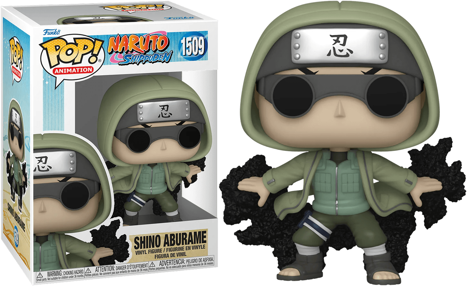 FUN75530 Naruto: Shippuden - Shino Aburame Pop! Vinyl - Funko - Titan Pop Culture