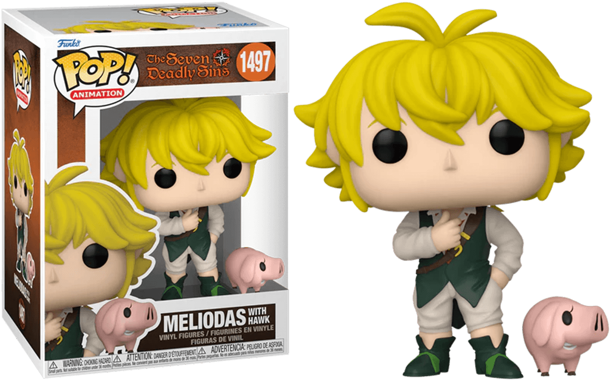 FUN75541 Seven Deadly Sins - Meliodas (with Hawk) Pop! Vinyl - Funko - Titan Pop Culture