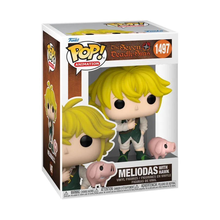 FUN75541 Seven Deadly Sins - Meliodas (with Hawk) Pop! Vinyl - Funko - Titan Pop Culture