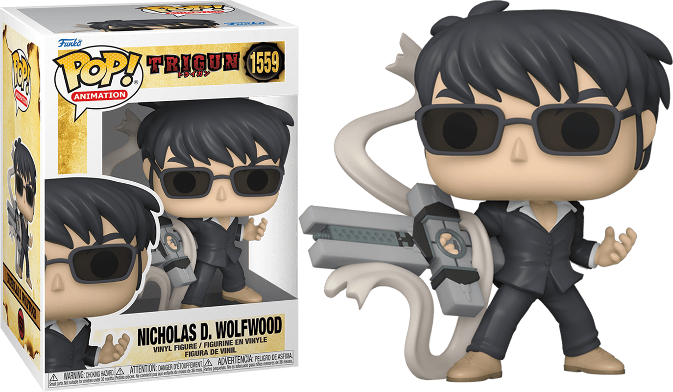 FUN75550 + FUN75549 + FUN75551 Trigun - Gunslingers Pop! Vinyl Bundle (Set of 3) - Funko - Titan Pop Culture